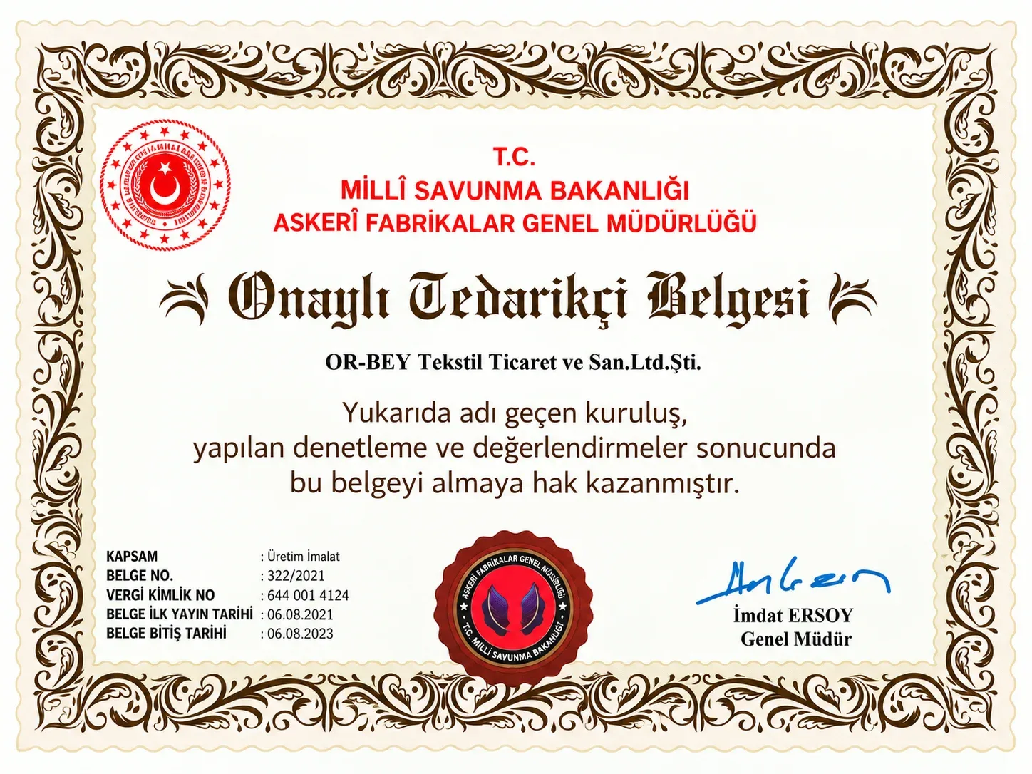 Certificate 6