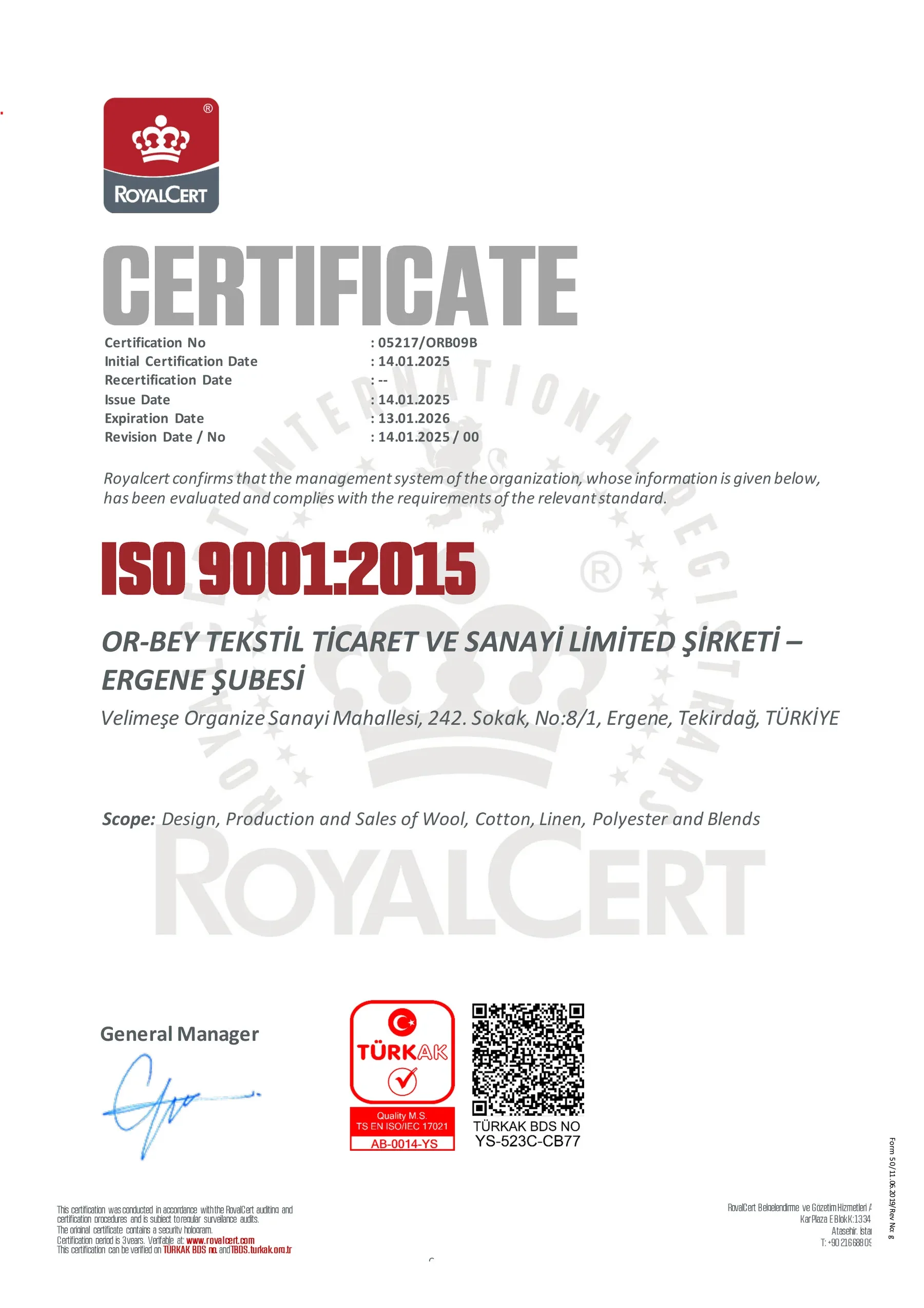 Certificate 1