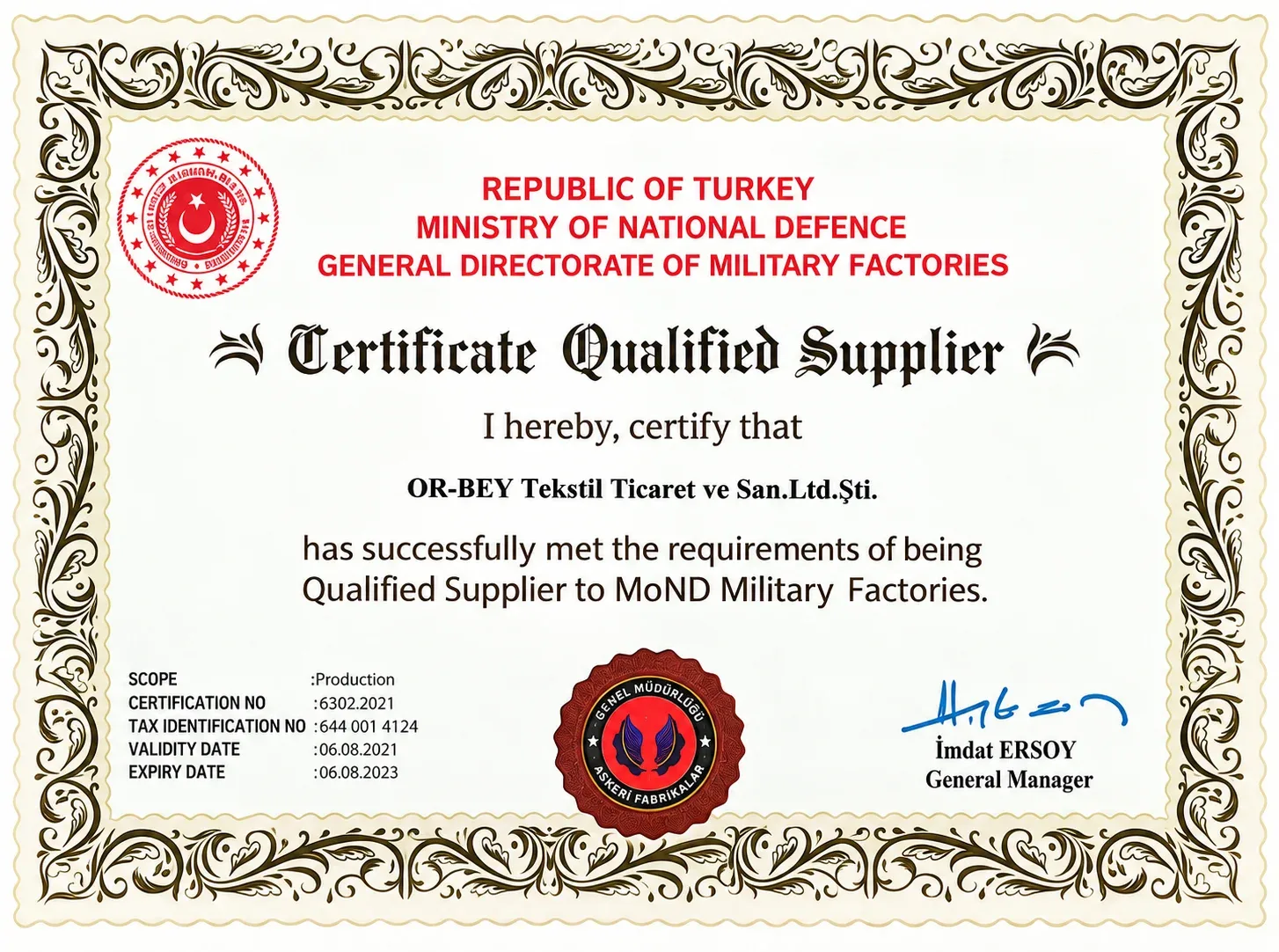 Certificate 5